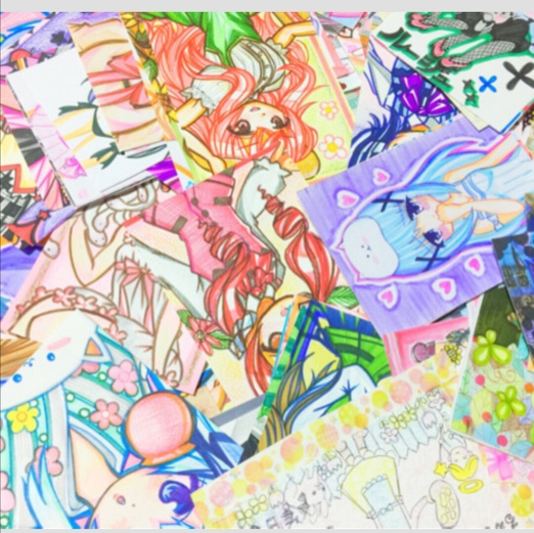 遊び感覚☆ランダム手描きイラスト☆プレゼントします 自分の郵便受けを開いたらドキドキワクワクが飛び出てくる…☆ イメージ1