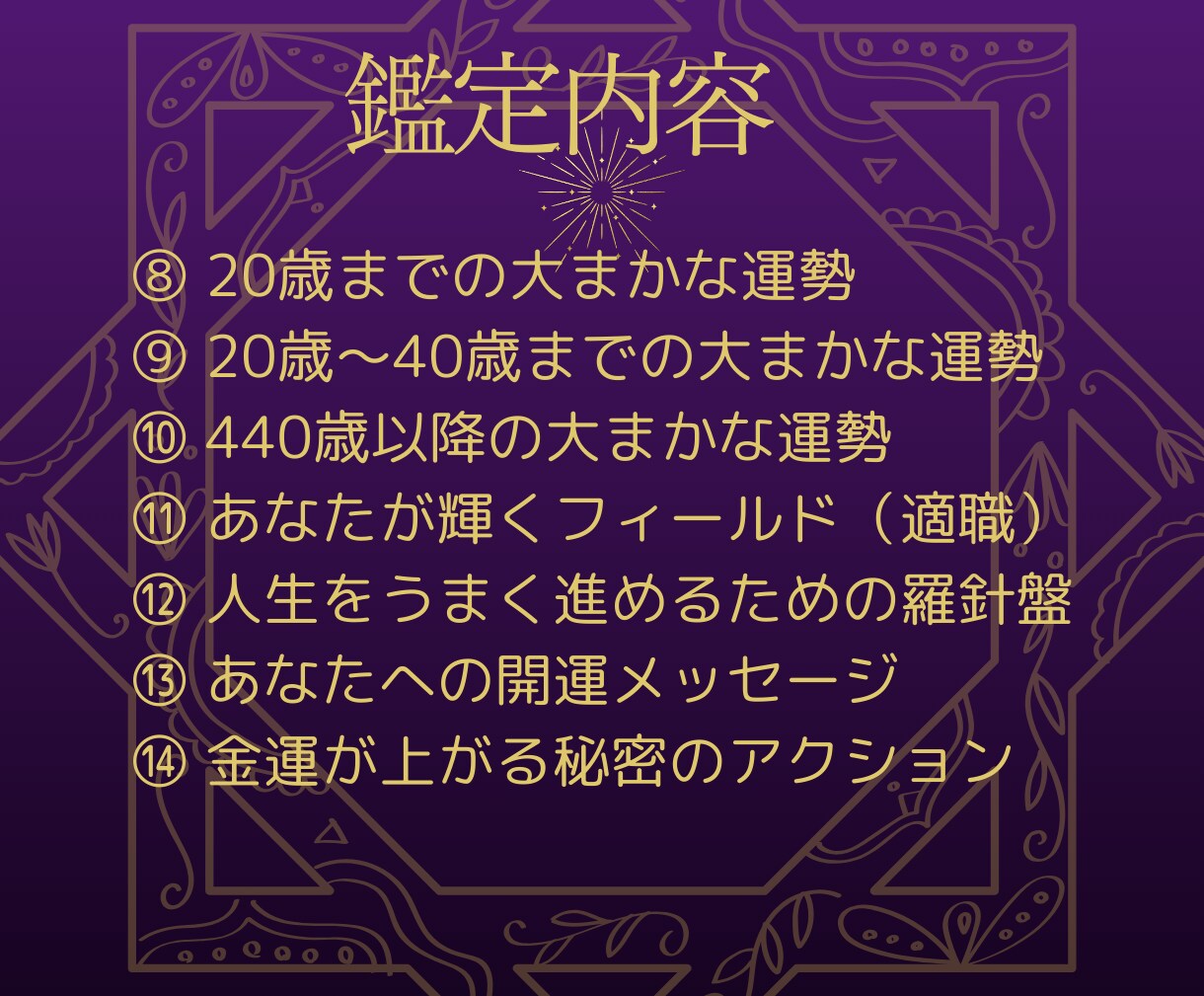 完全解読！韓国式四柱推命で人生まるごと占います 全12項目のボリューム！おまけ★開運メッセージ＆金運UP法付 イメージ3