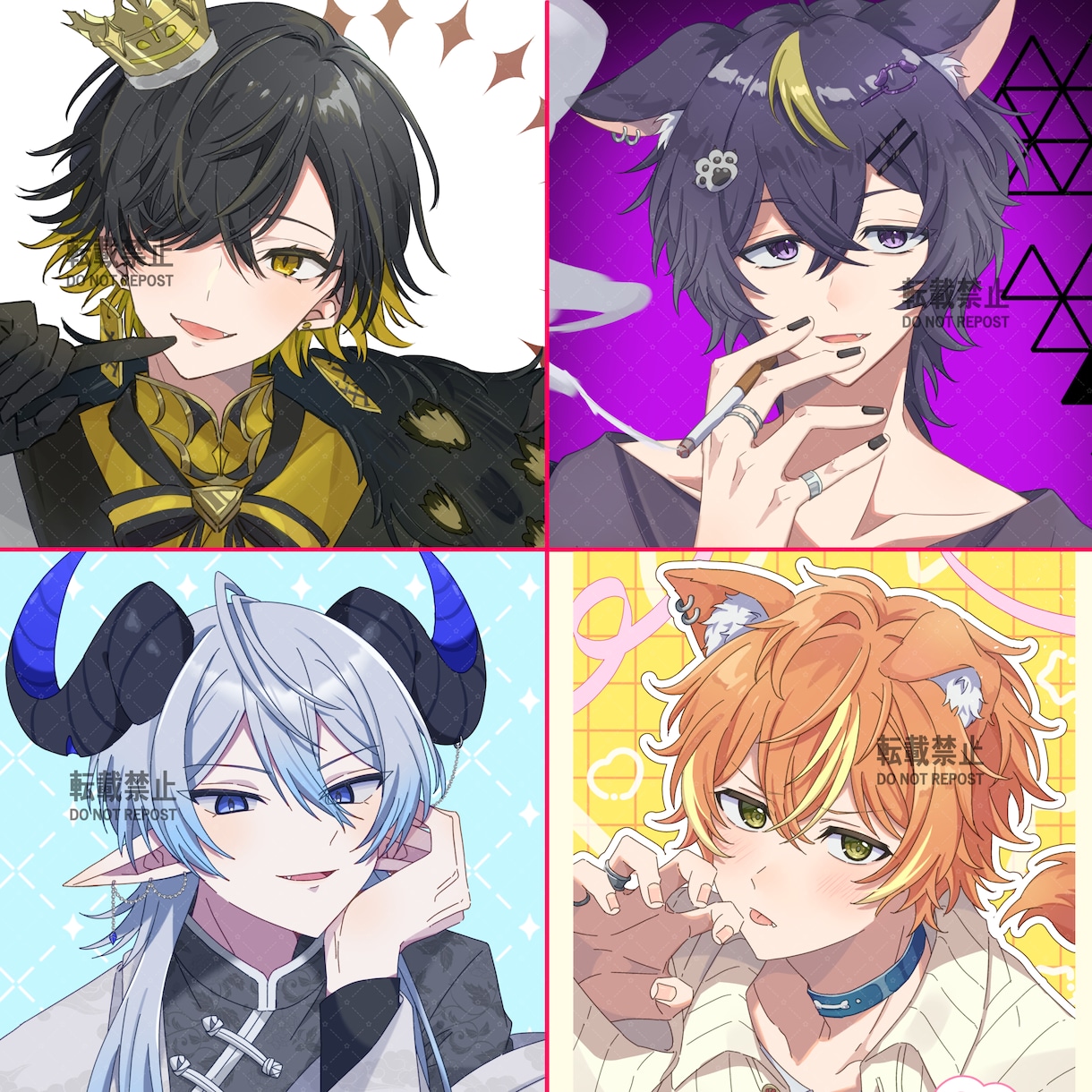 可愛い＆イケメン！目立ちやすいキャラクター描きます ☆SNS映えする！メロい最強のイラスト☆ イメージ4