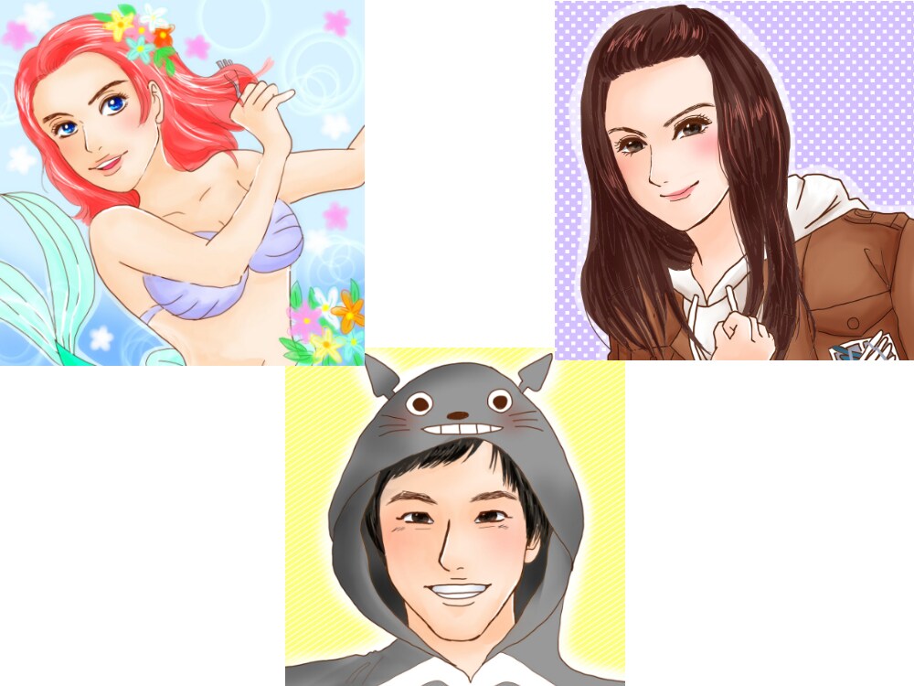 お好きなキャラのコスプレイラストをお描きします X(旧twitter)、LINE等のＳＮＳアイコンにオススメ イメージ4