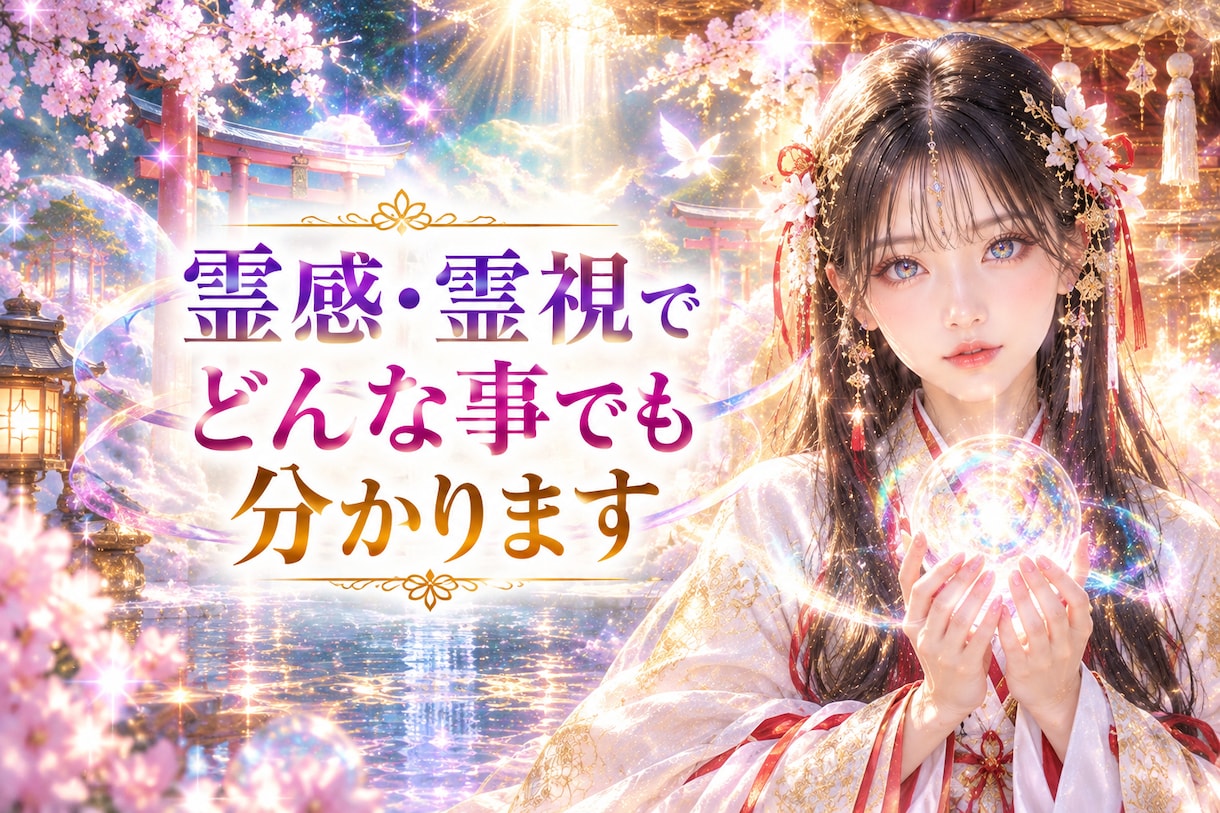 霊感霊視✨視えたままどんな質問にも答えます 霊感タロットで忖度なくサクサク占います イメージ1