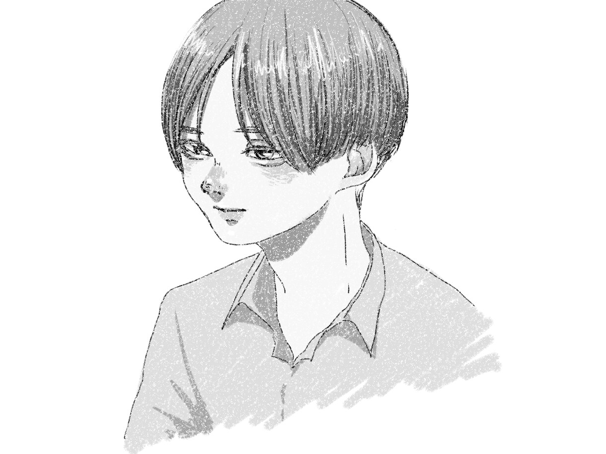 雰囲気のある鉛筆画風モノクロのイラスト描きます 手描き感のあるイラストでオリジナルの世界観を形にできます！ イメージ2