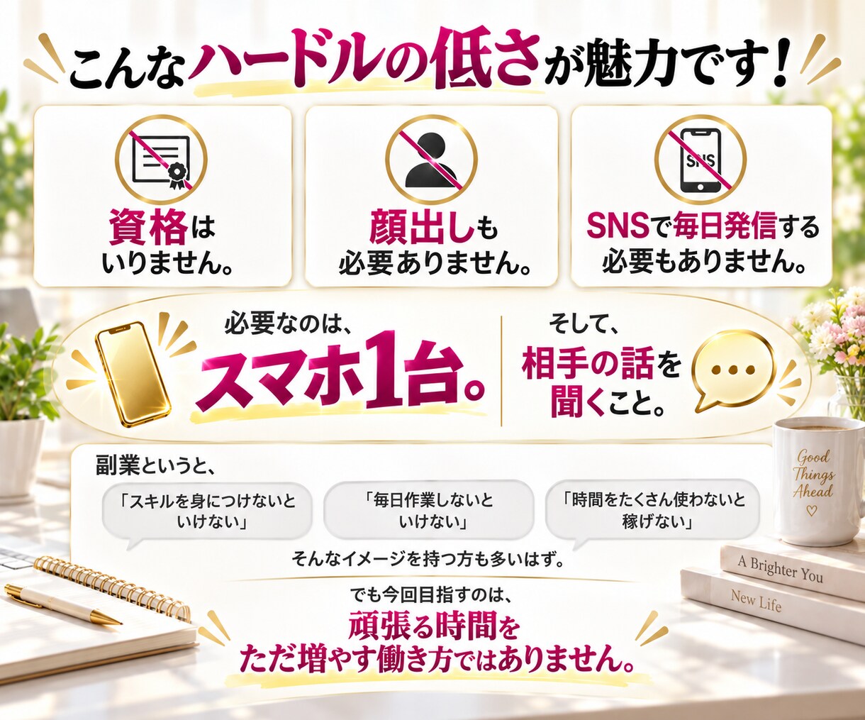 短時間でも初月から高時給を狙える在宅ワーク教えます 主婦・女性向け｜未経験でもココナラで0→1達成しやすい副業 イメージ9