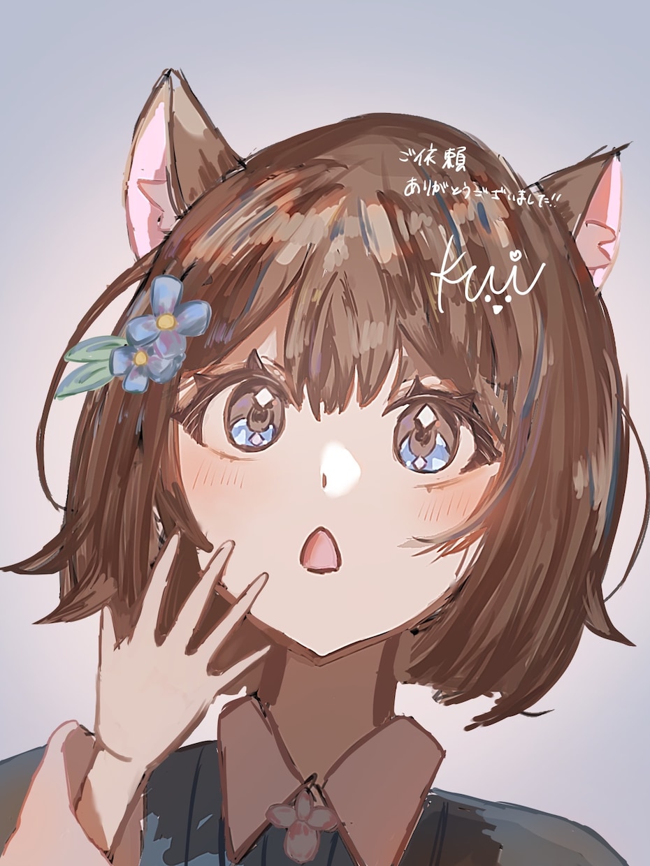 優しい色合いで可愛い女の子を描きます 厚塗りイラスト好きな方におすすめ！細かい背景も得意です。 イメージ8