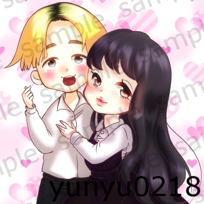 サンプルとしてお安くアイコンイラストを描きます SNSやLINEのアイコンなどが欲しい方へ！ イメージ2