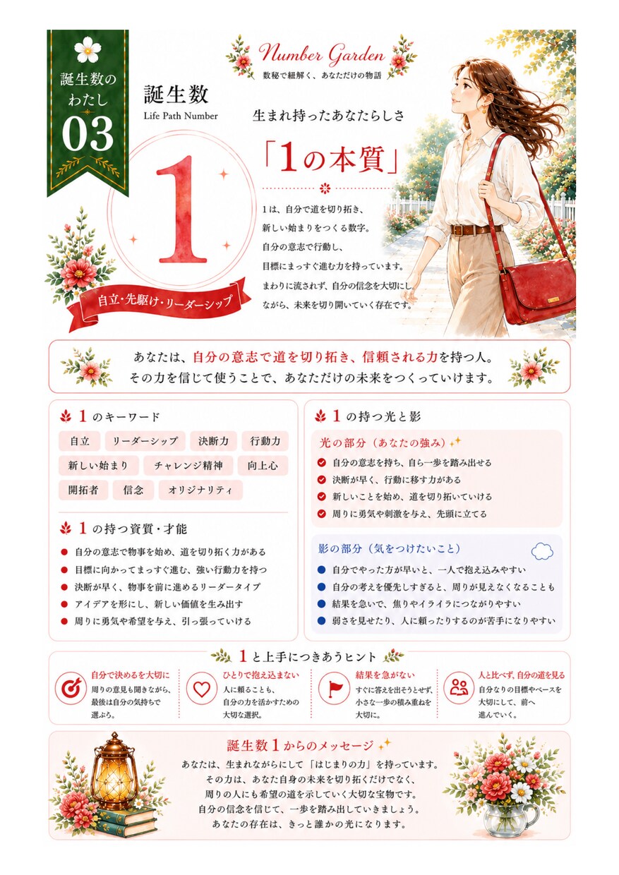 数秘術で3人のあなたを読み解きます 3人のわたしに出会う、あなただけのじぶんトリセツ イメージ5