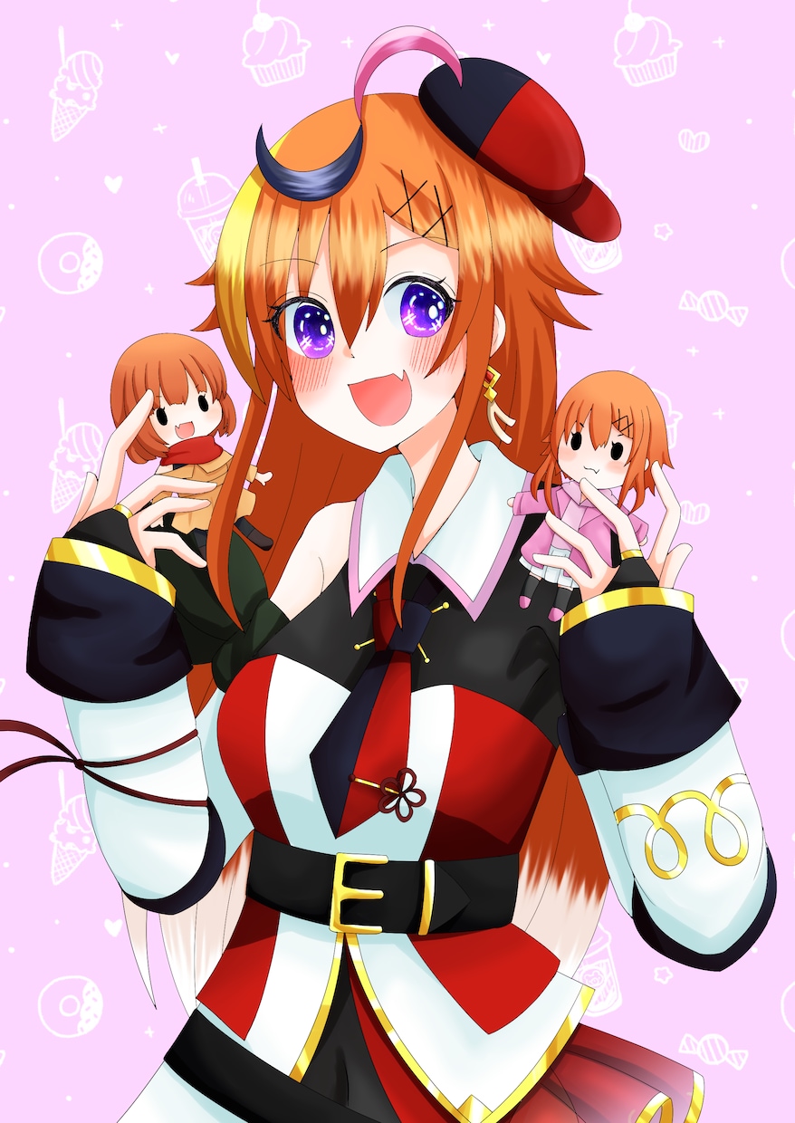 キラキラな目のかわいいイラスト描きます アイコンやIRIAM配信の立ち絵、同人誌の表紙などにどうぞ！ イメージ1