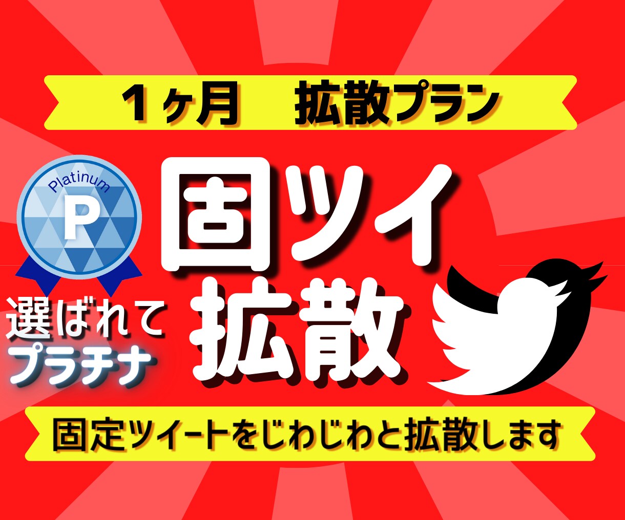 １ヶ月プラン、毎日固定ツイを拡散します 総フォロワー17000。毎日あなたの固ツイを拡散します！ イメージ1