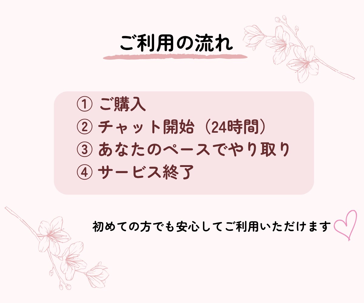 がん患者さんの“誰にも言えない気持ち”お聞きします がん相談歴15年の看護師がチャットで丁寧に優しく寄り添います イメージ3
