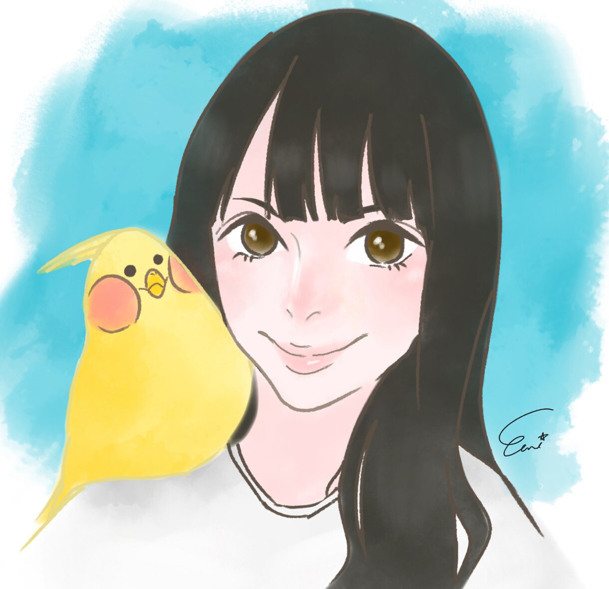 お好みのタッチでの似顔絵作成いたします ゆるふわ系からリアルタッチまで イメージ7