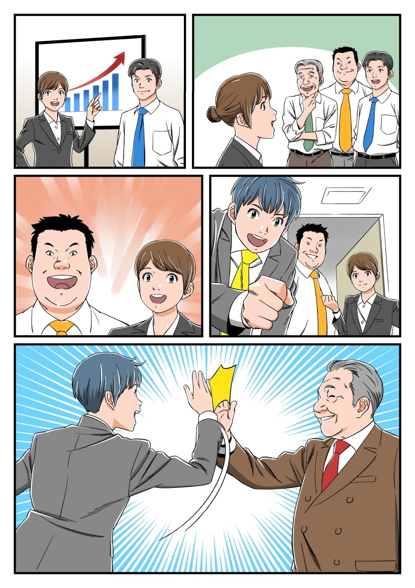 ビジネス漫画・その他漫画制作いたします 見る人の心を動かす！集客・PR専用の広告漫画作ります イメージ4
