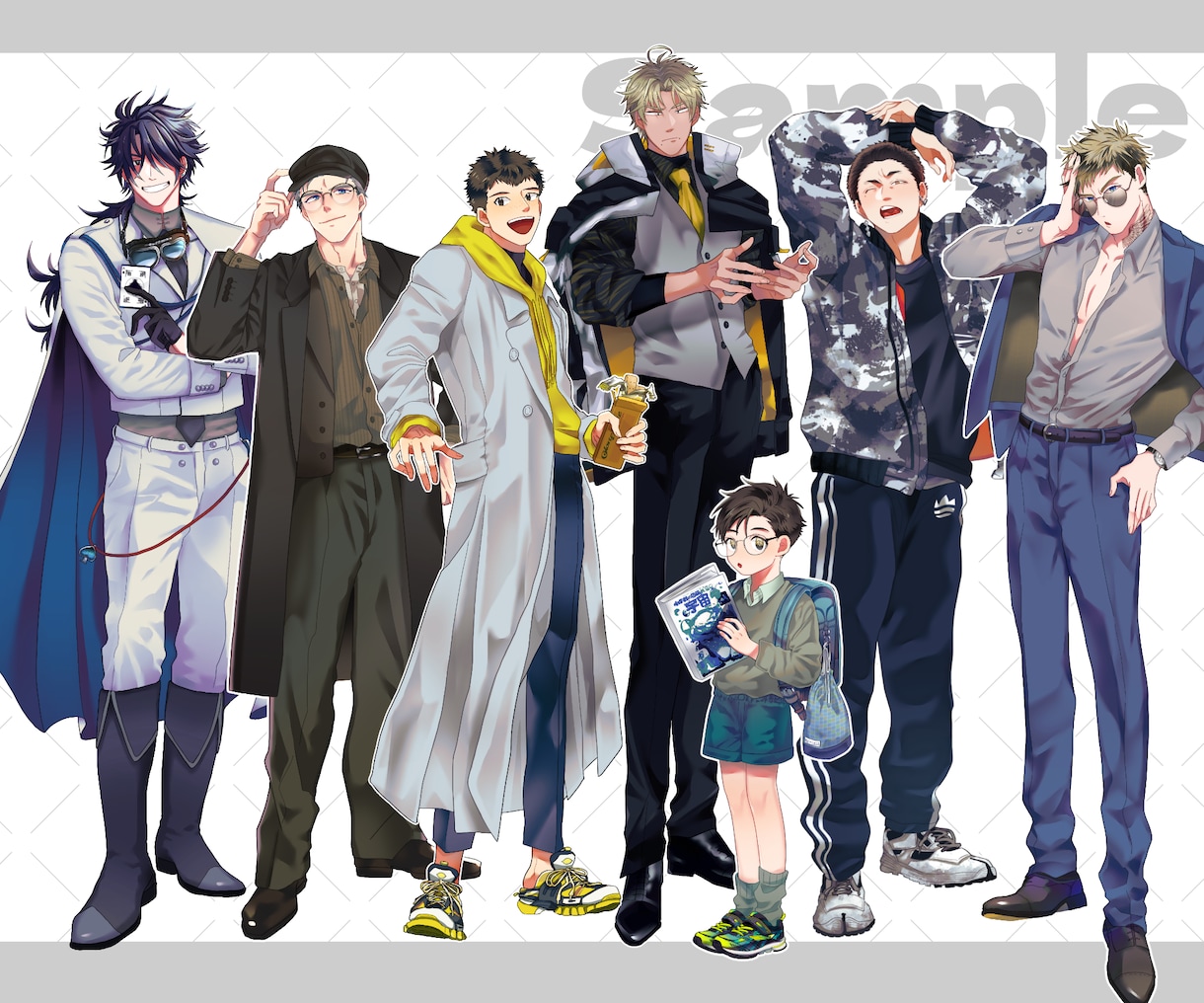 TRPGなどで使用できる立ち絵イラスト制作します TRPG、映像制作、配信等でご利用いただけます！ イメージ4