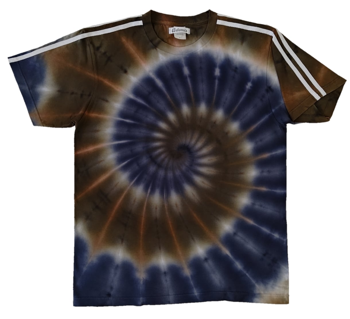 サイドライン付タイダイ染めTシャツを作ります 自分の好きな色で世界で一枚だけのTシャツを作りませんか？ イメージ1