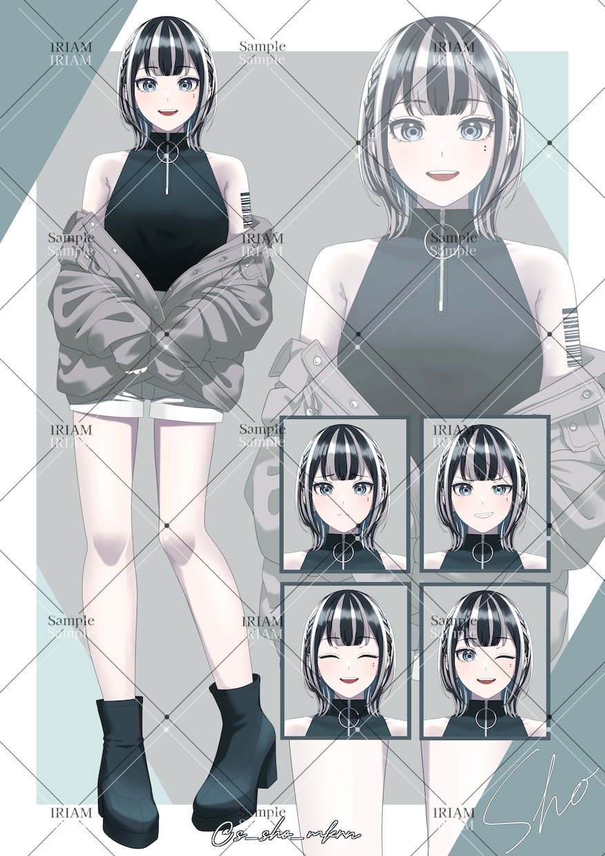 IRIAM用立ち絵の魂探してます 立ち絵と1枚絵とミニキャラの全部盛りセット‼︎ イメージ1