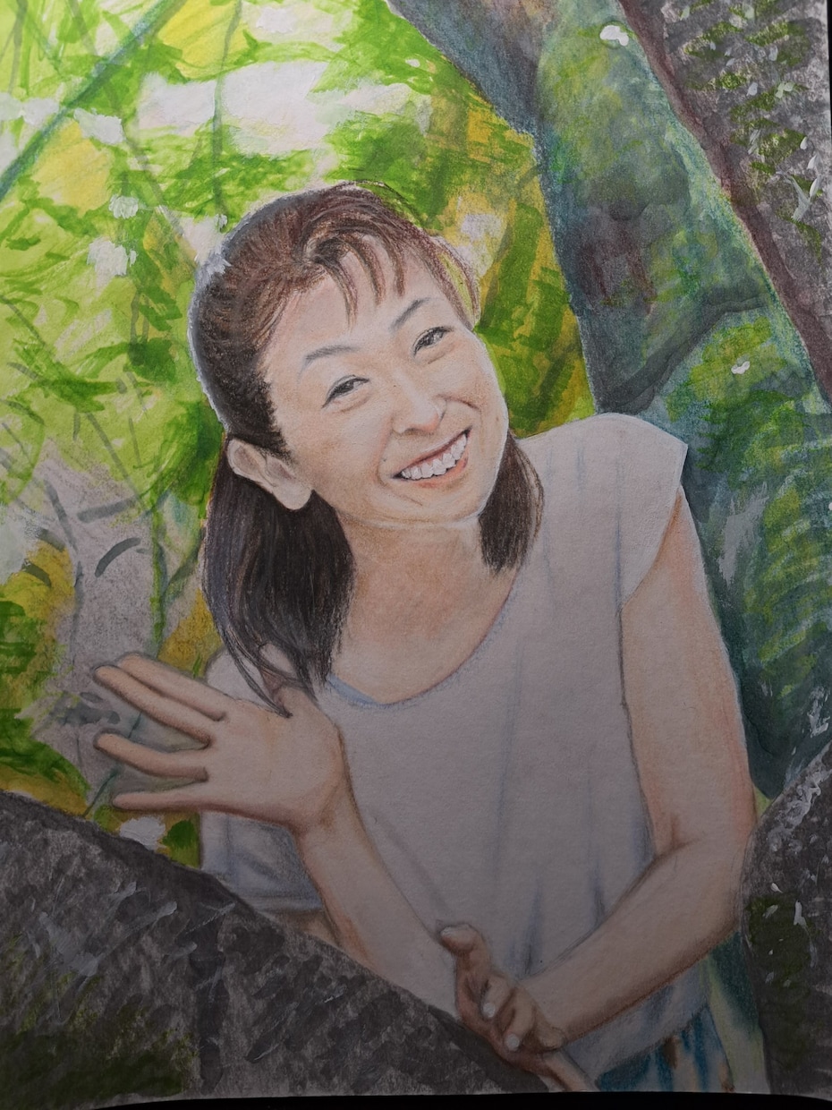 アナログでリアルな似顔絵を描きます 記念日やプレゼントに世界に一つのアナログ似顔絵を イメージ5