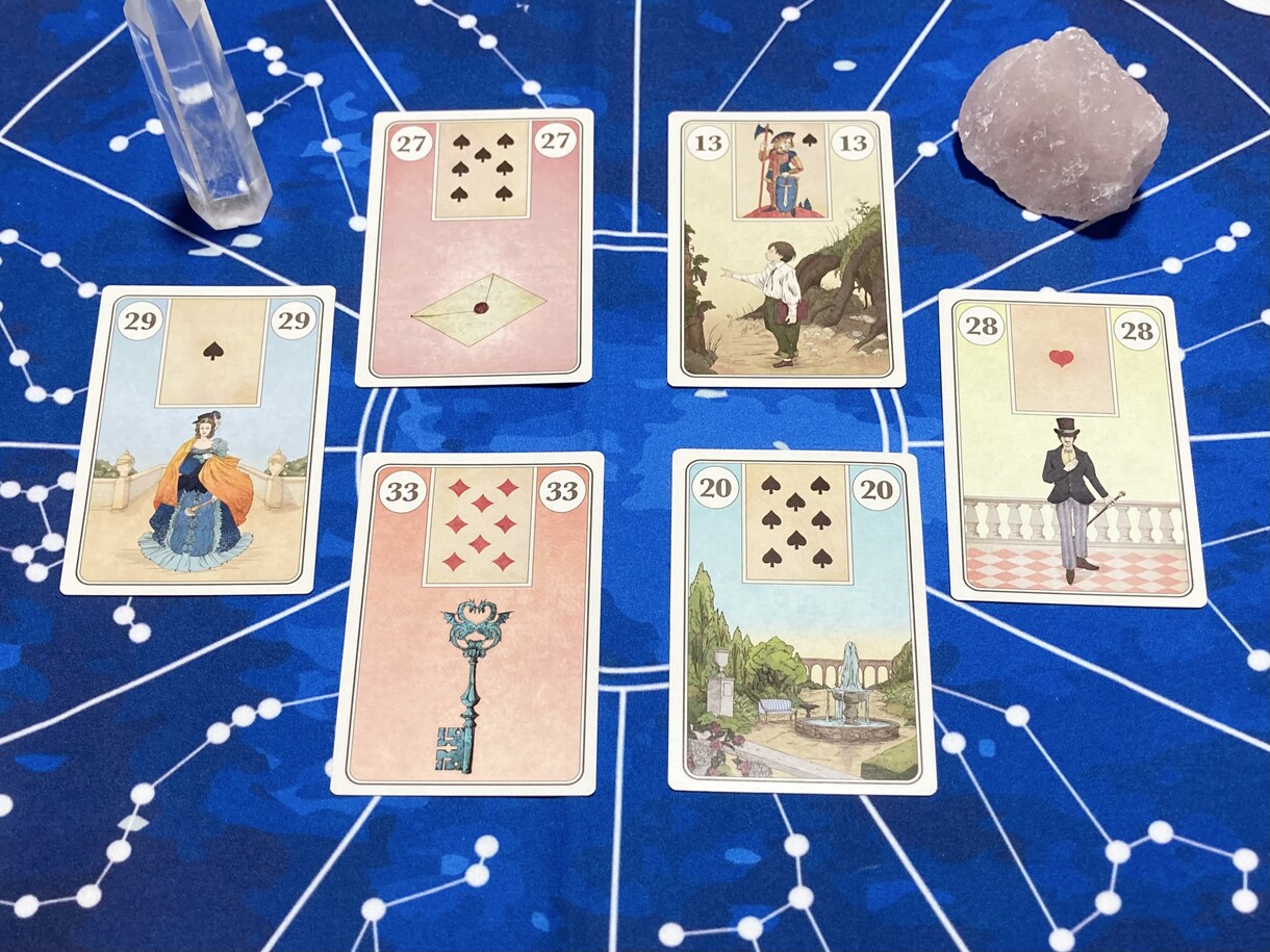 3ヶ月先まで恋愛の未来をルノルマンカードで占います 寄り添ったアドバイスつきで鑑定致します イメージ3