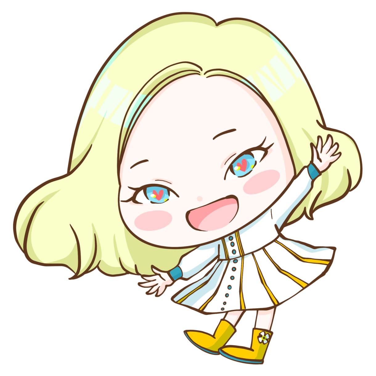 ブログアイコンアイコンなどに最適に描きます 格安差分で動きのある似顔絵になり動画やHPなどにオススメです イメージ4