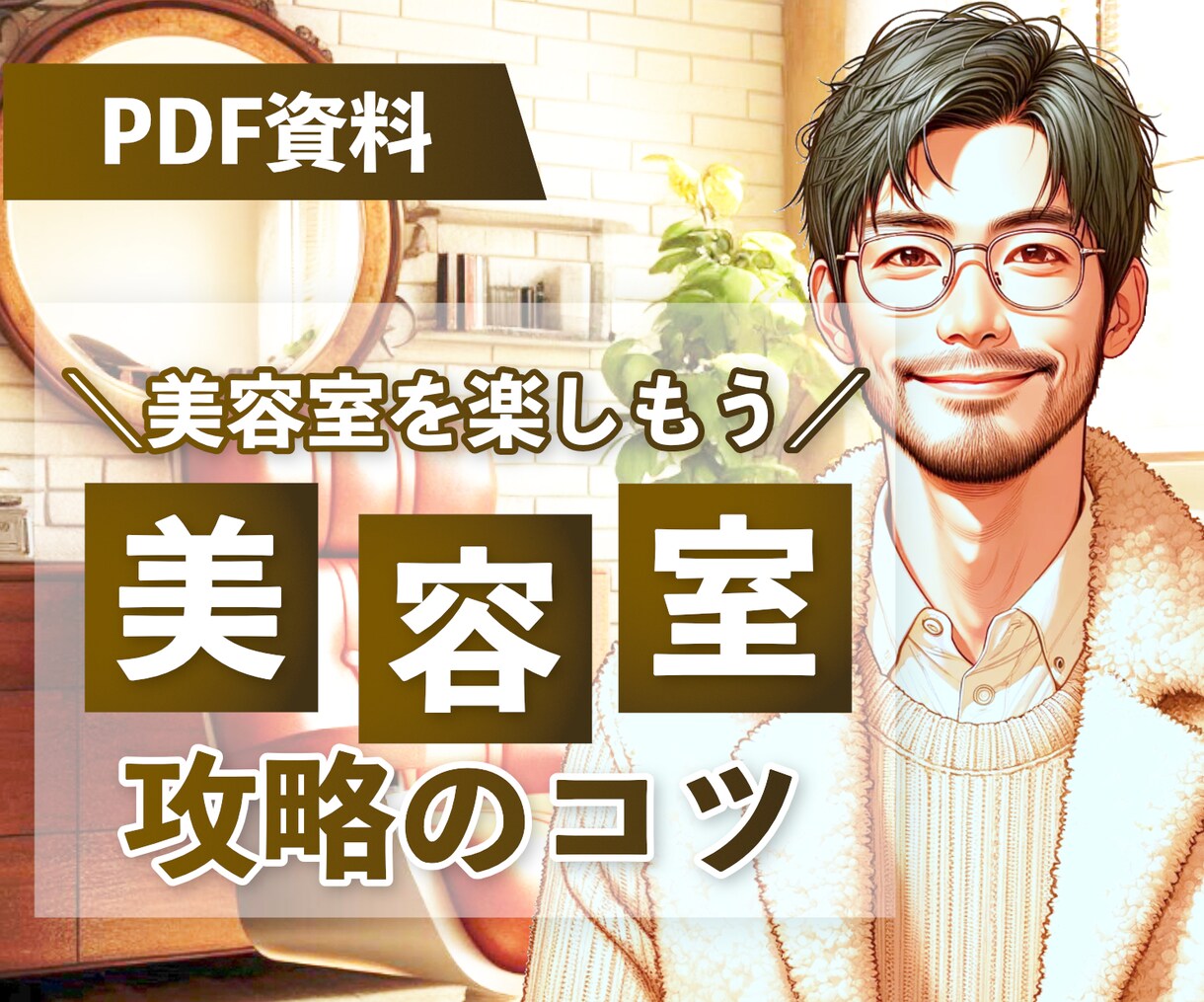 美容室が苦手なん？対処方法をPDFでお渡しします オーダー方法・美容師との会話など…美容室が居心地の良い場所へ イメージ1