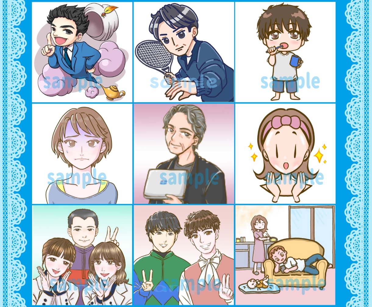 シンプルかわいい挿絵アイコン描きます 商用OK！SNS、WEB、広告など イメージ7