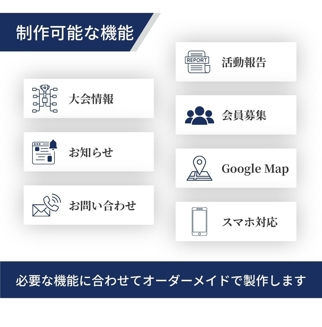 協会・スポーツ団体のホームページ制作します スポーツ団体の「伝える」を支えるWeb制作 イメージ4