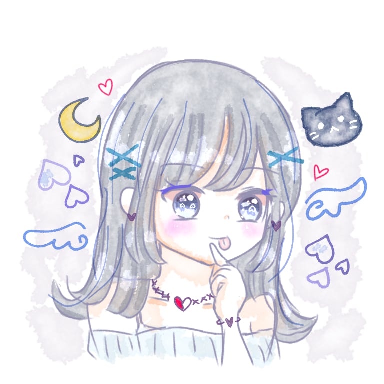 透き通った紙風船のような絵を描きます 似顔絵、イメイラ、創作キャラなど イメージ2