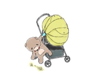 ベビー・ぬいぐるみのイラストをお描きします ふにっと柔らかめの絵柄に絵本のようなカラータッチイラスト イメージ1