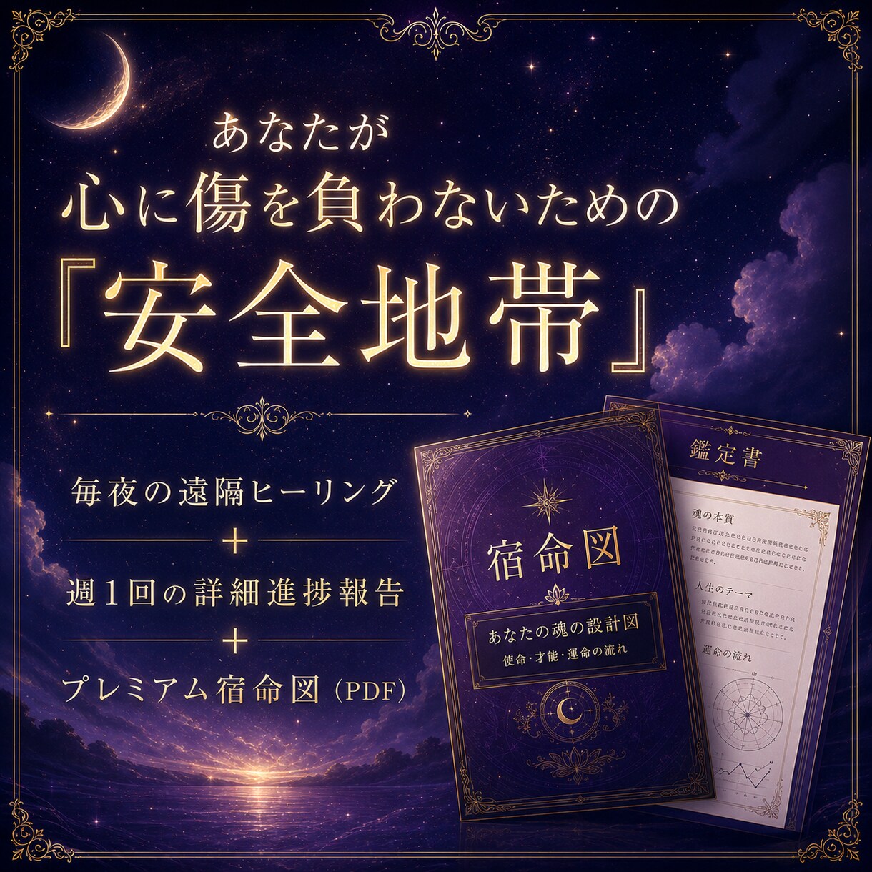 月神の聖域☽　28日間の潜在意識書き換え伴走します 絶望的な複雑愛を救う「最後の砦」。彼の潜在意識を強制書き換え イメージ3