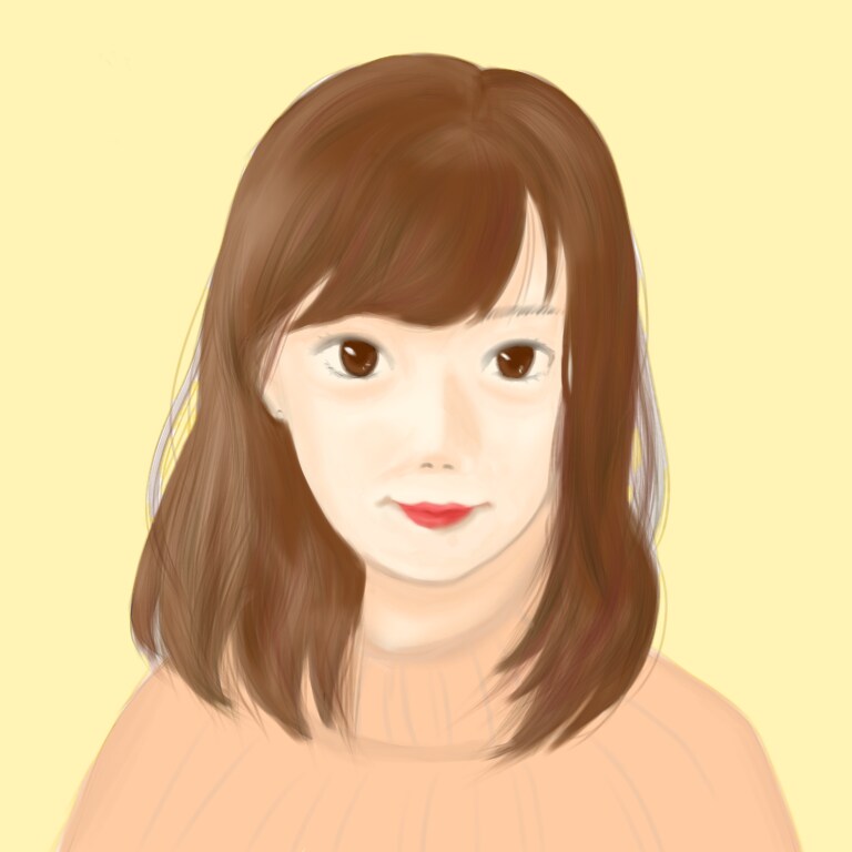 ふんわりかわいい厚塗り風似顔絵、お描きします アイコンやブログ、名刺、結婚式やプレゼントにも最適★ イメージ3