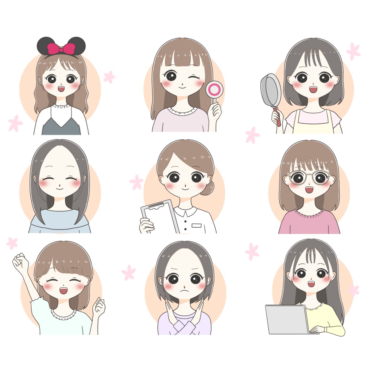 好感度アップ♪ゆるかわ♡アイコンお描きします 商用OK!インスタやX(ツイッター)、ブログ等のSNSに♪ イメージ6