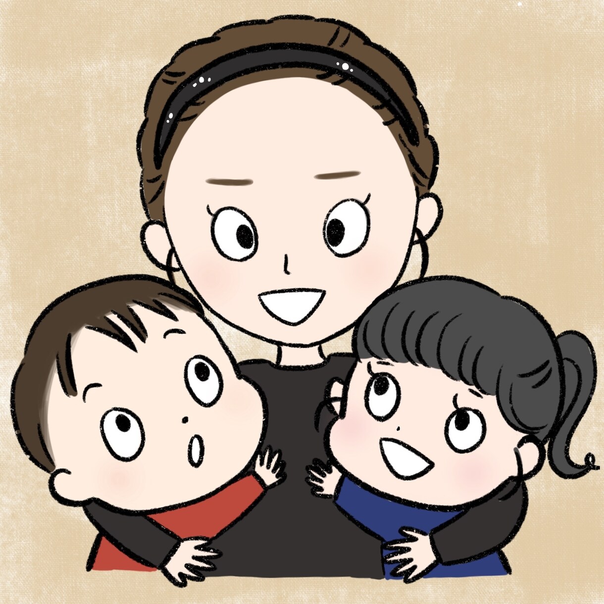 お子さんの似顔絵を描きます かわいいお子さまの絵をSNSプロフィールに使ってみませんか イメージ1