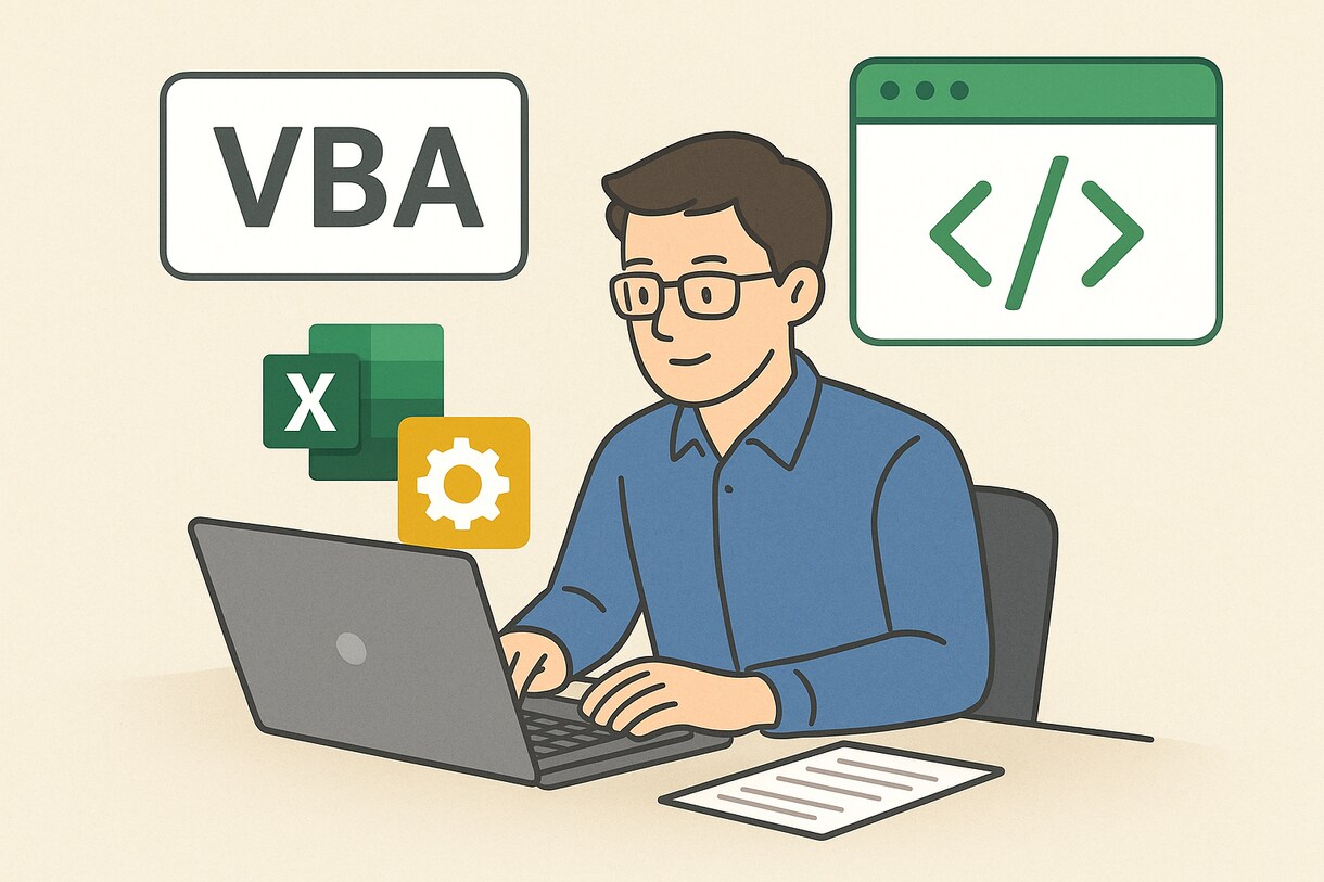 Excel VBAで業務効率化ツールを制作します VBA効率化ツール作成格安にて対応します イメージ1