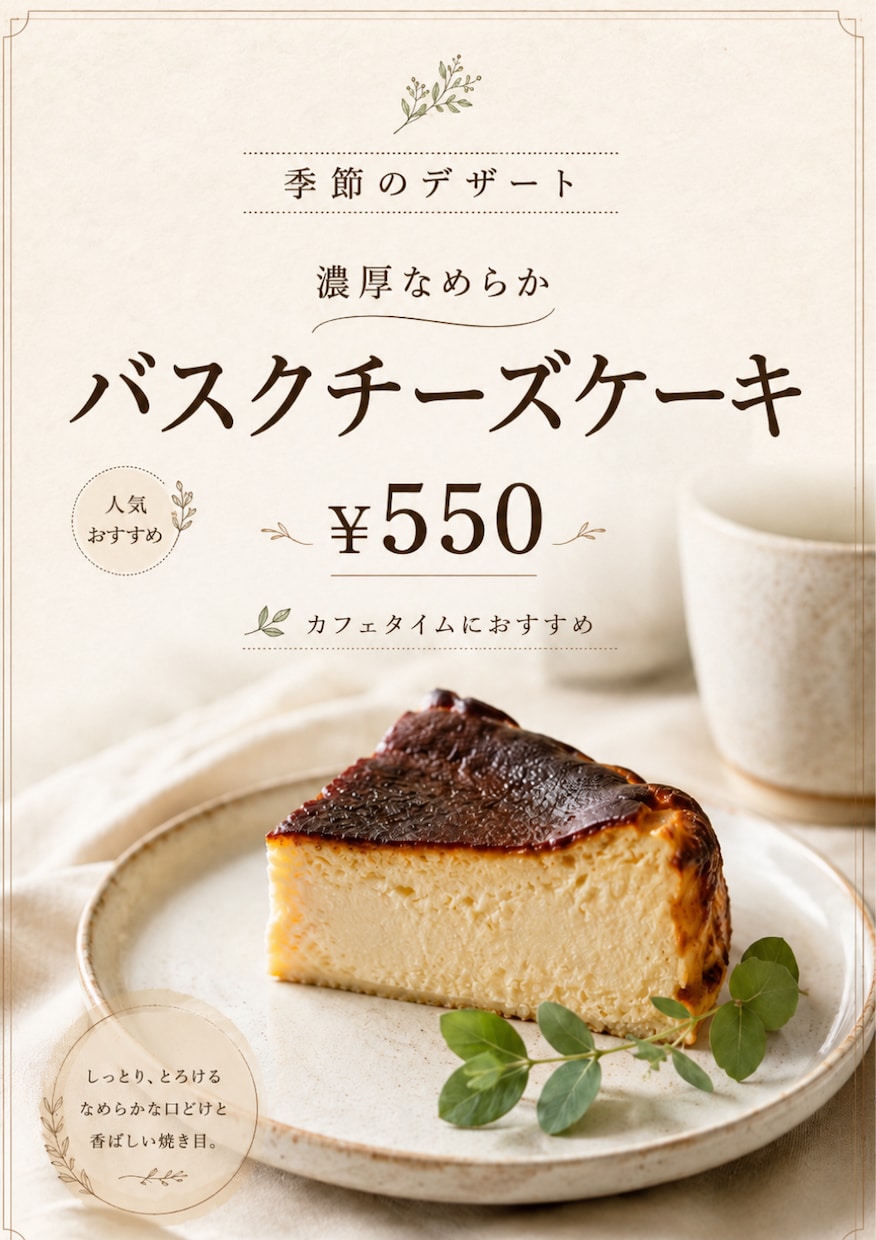 飲食店向けのメニューPOP・店内ポスター作成します お店ですぐ使える見やすいPOP作成 イメージ2