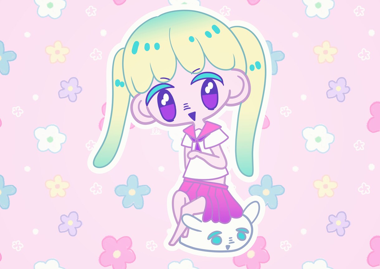 アニメっぽいデフォルメ絵のアイコン描きます アニメっぽいデフォルメ絵のアイコン イメージ2