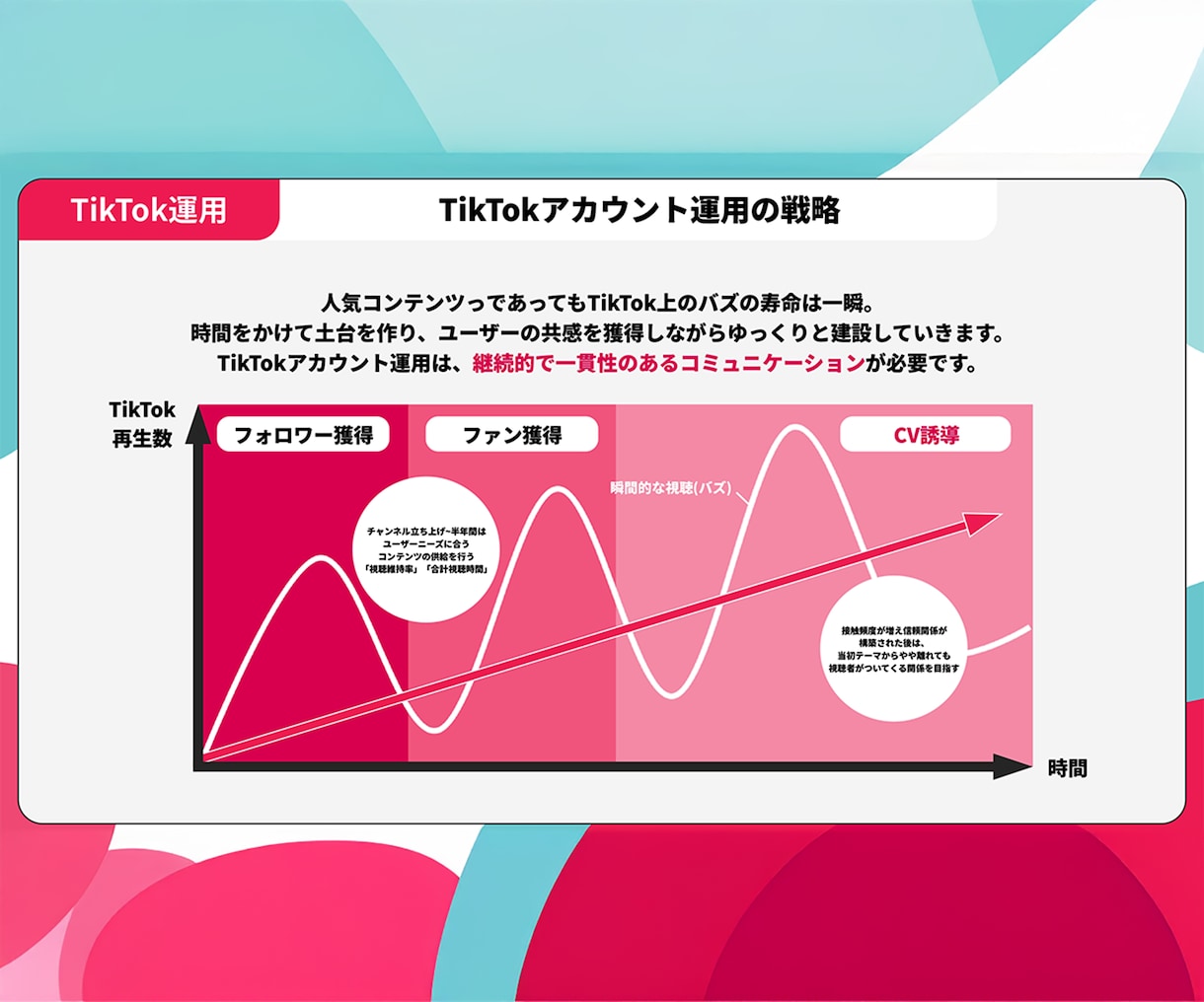 総再生数2200万超がTikTok運用代行致します 競合が始める前に!プロが集客・認知拡大・リクルート等支援! イメージ5