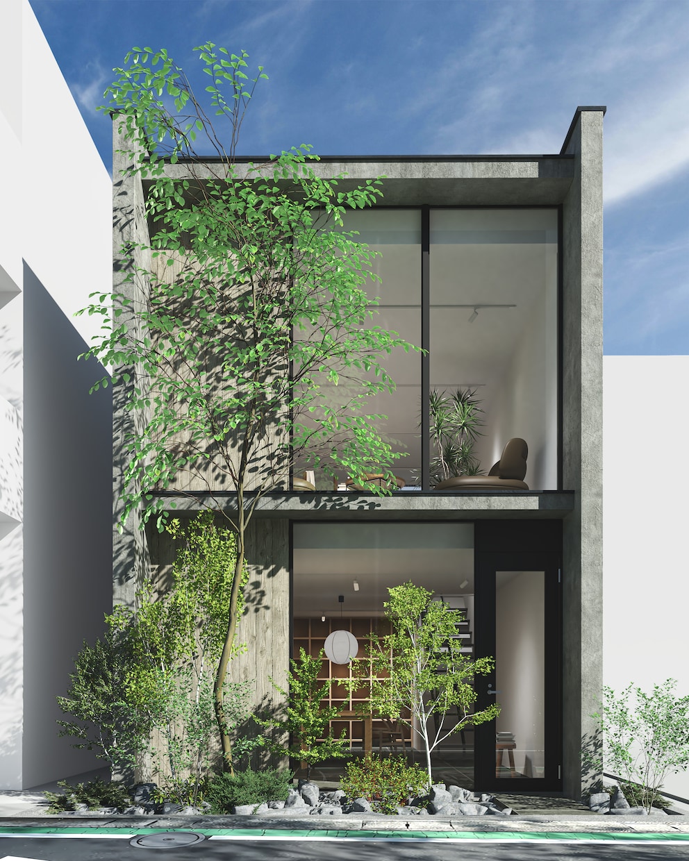 写実的な建築パース制作します 海外でも利用されているCGソフトでパース制作いたします。 イメージ1