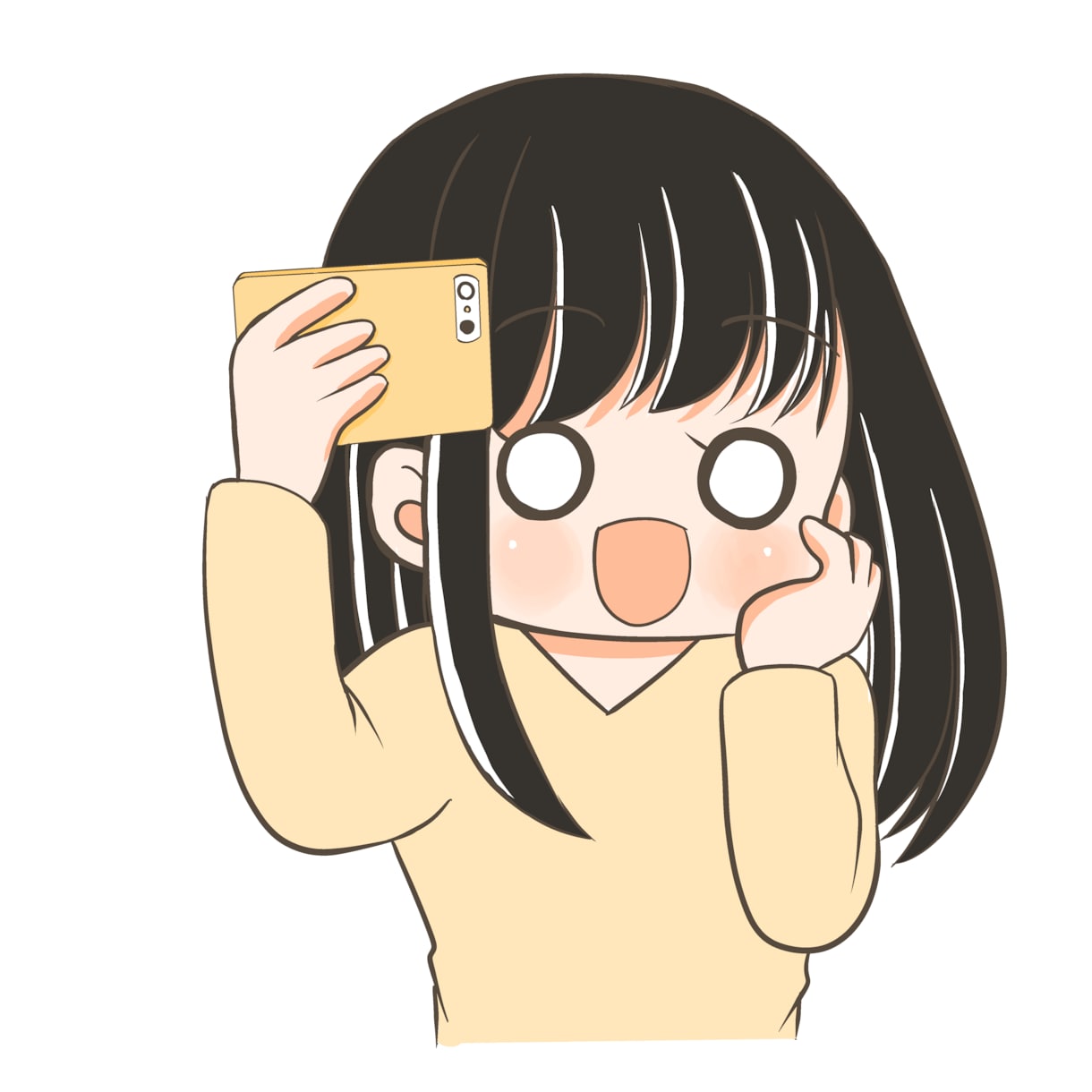 SNS・ブログ用のオリジナルアイコン描きます ふわっと優しい雰囲気のゆるかわイラスト♪ イメージ2