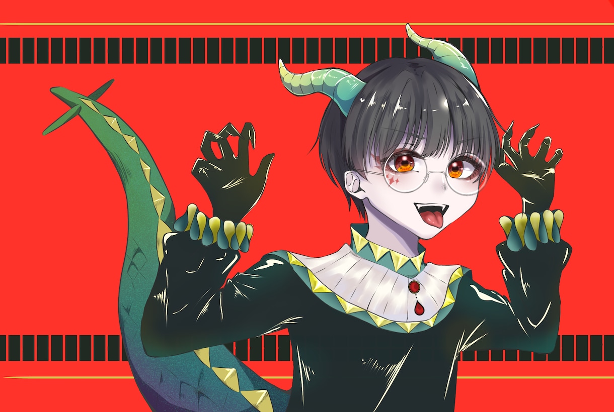 歌みたのサムネ作成します 本家の再現しながら、オリジナル感で目を惹くイラスト描きます イメージ2