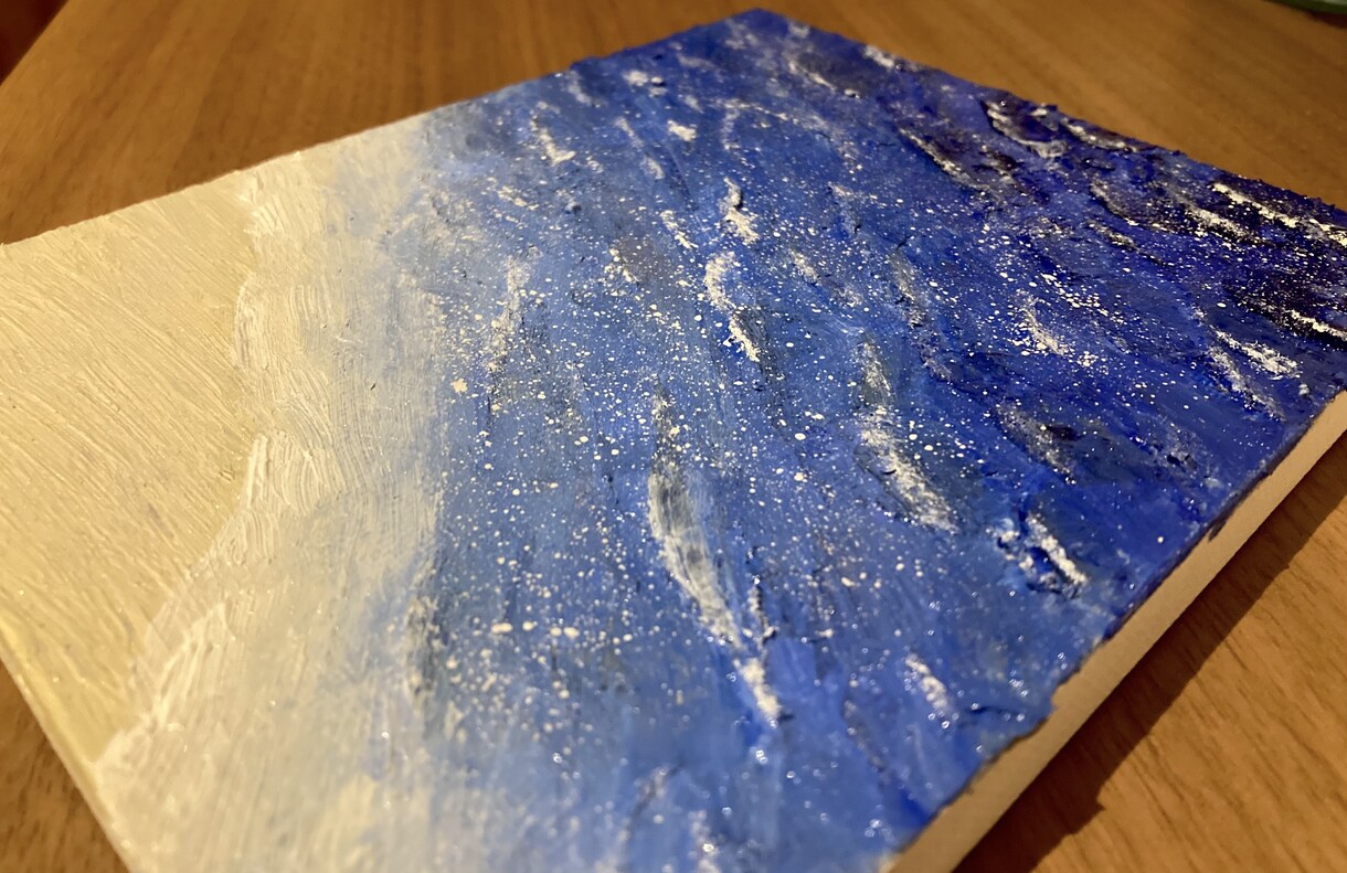 部屋に飾れる海の立体的な絵画を描きます 海の絵画を部屋に飾ってみたい方へ イメージ3
