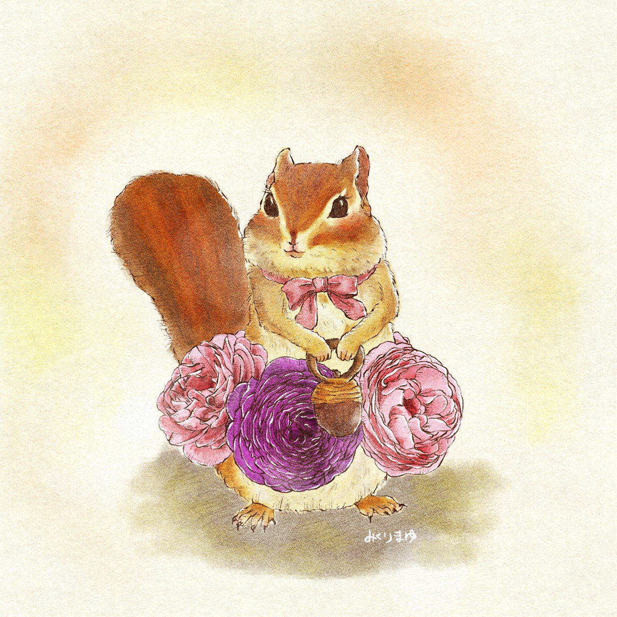 やさしい水彩の動物イラスト描きます お菓子缶や冊子の挿絵などにぴったりです。 イメージ6