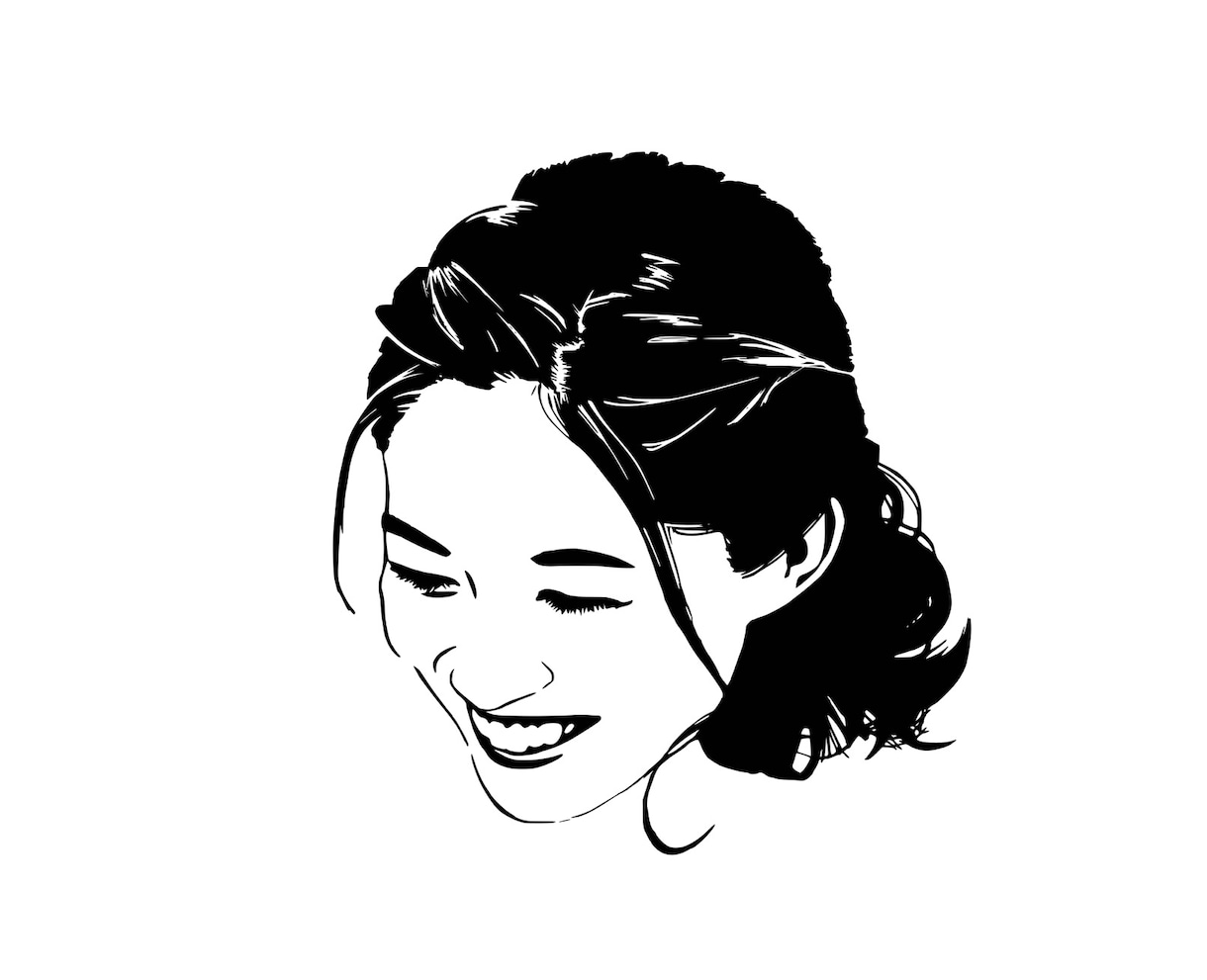 写真を元にセンスの良いモノクロ似顔絵を描きます センスで差がつく！◎SNSアイコンやオリジナルギフトにも◎ イメージ10