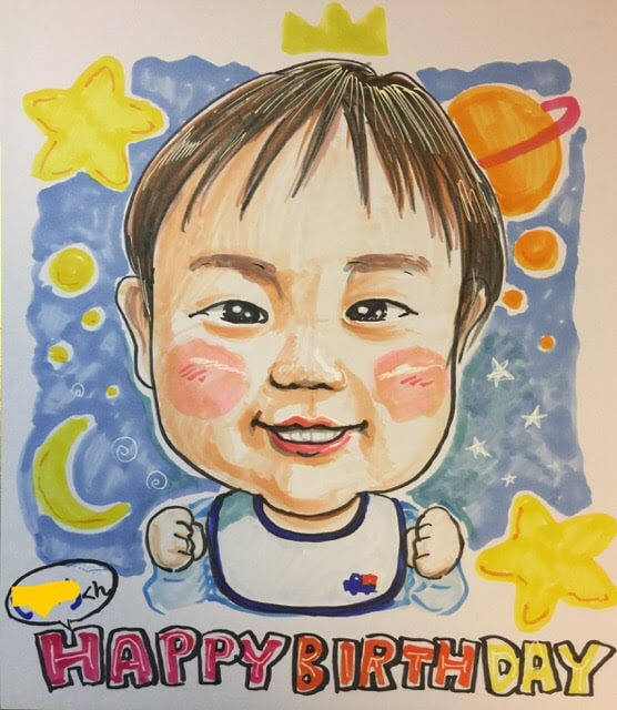 あたたかみのあるアナログ似顔絵描きます 記念やプレゼントに！より一層素敵に見える似顔絵はいかがですか イメージ2