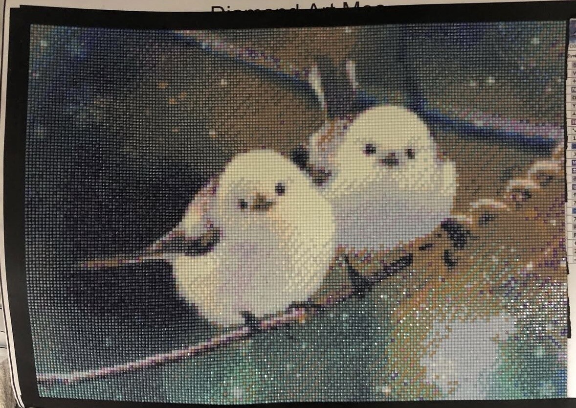 ダイヤモンドアート制作代行　丁寧に仕上げます ダイヤモンドアートキットをお預かりし、丁寧に代行いたします。 イメージ1
