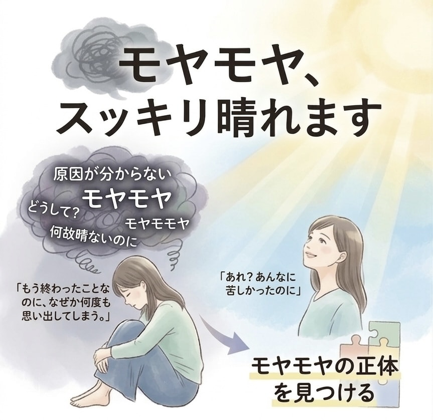 モヤモヤ晴らします 何度も繰り返される感情や過去の出来事をスッキリ！ イメージ1