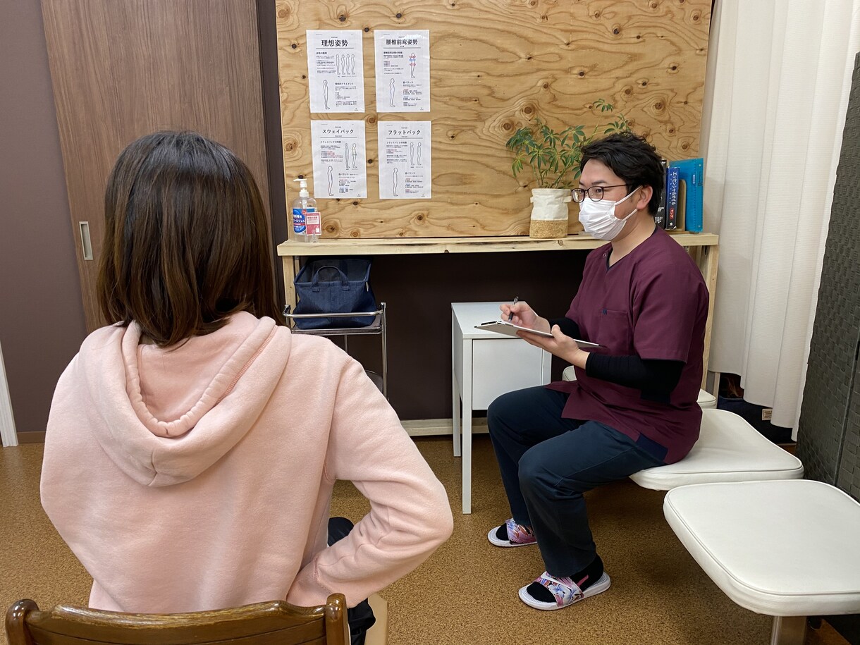 なかなか良くならない肩・腰のお悩みをお聞きします ココロとカラダのクセを見抜き改善のヒントに イメージ1
