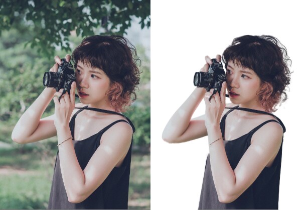 1枚200円！写真の抜き加工します 拡大しても修正個所が気にならない仕上げをします イメージ1