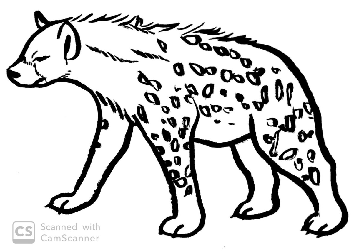 動物の絵、描きます ぬりえや教材にも！使い勝手の良い動物の白抜きモノクロ絵！ イメージ3