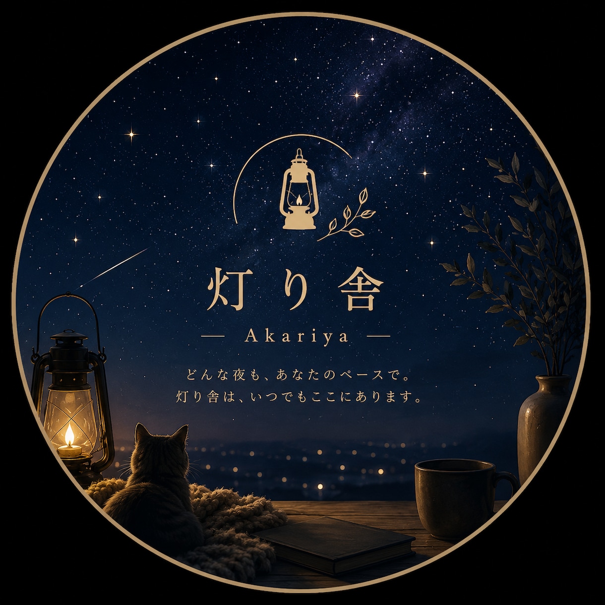 夜だけの灯り舎。ゆっくりお話をお聞きします 眠れない夜、誰かと話したいあなたへ イメージ1