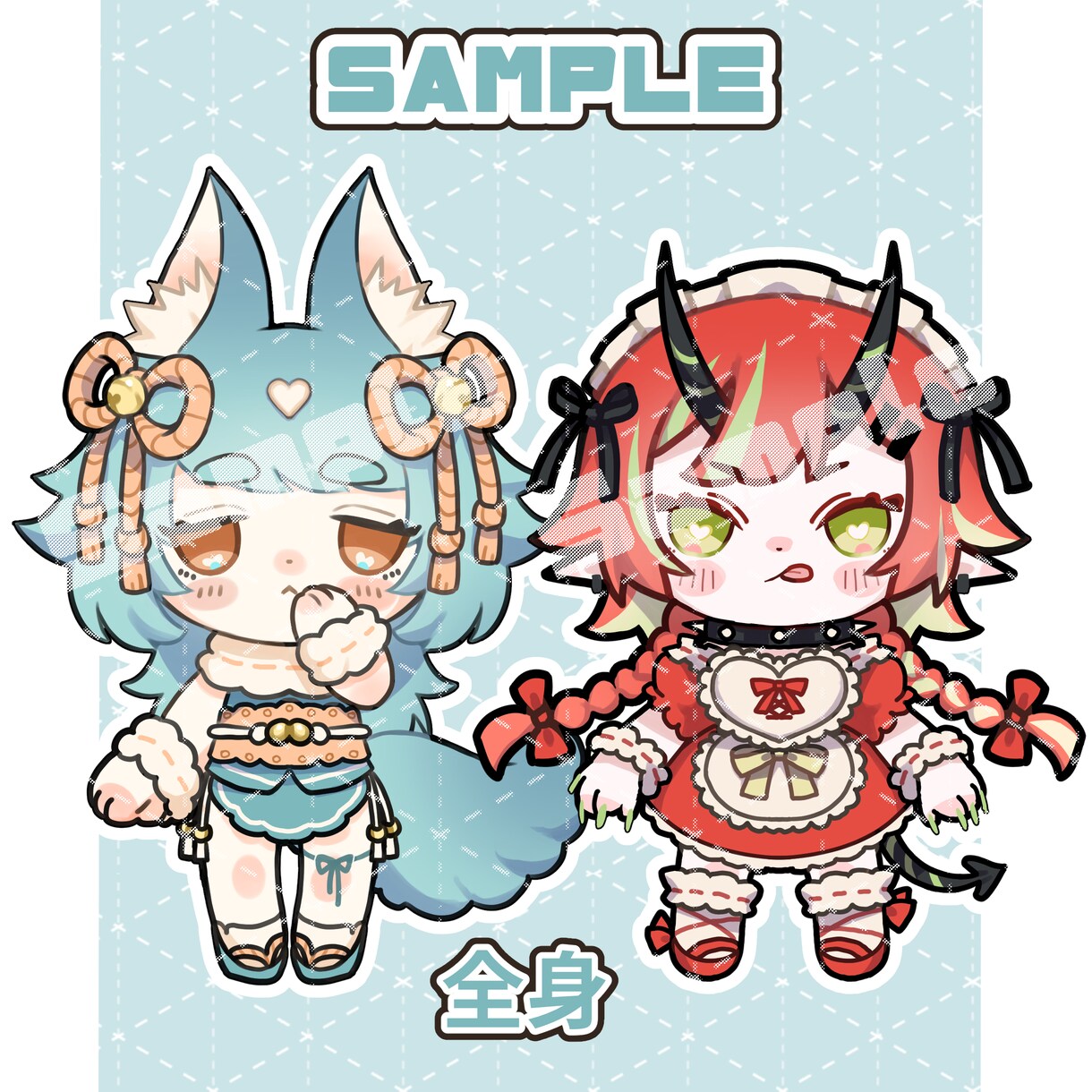 オリジナルのSDキャラ、ミニキャラを制作いたします 【納品最短３日！】可愛いイラストでSNSを彩りませんか？ イメージ6