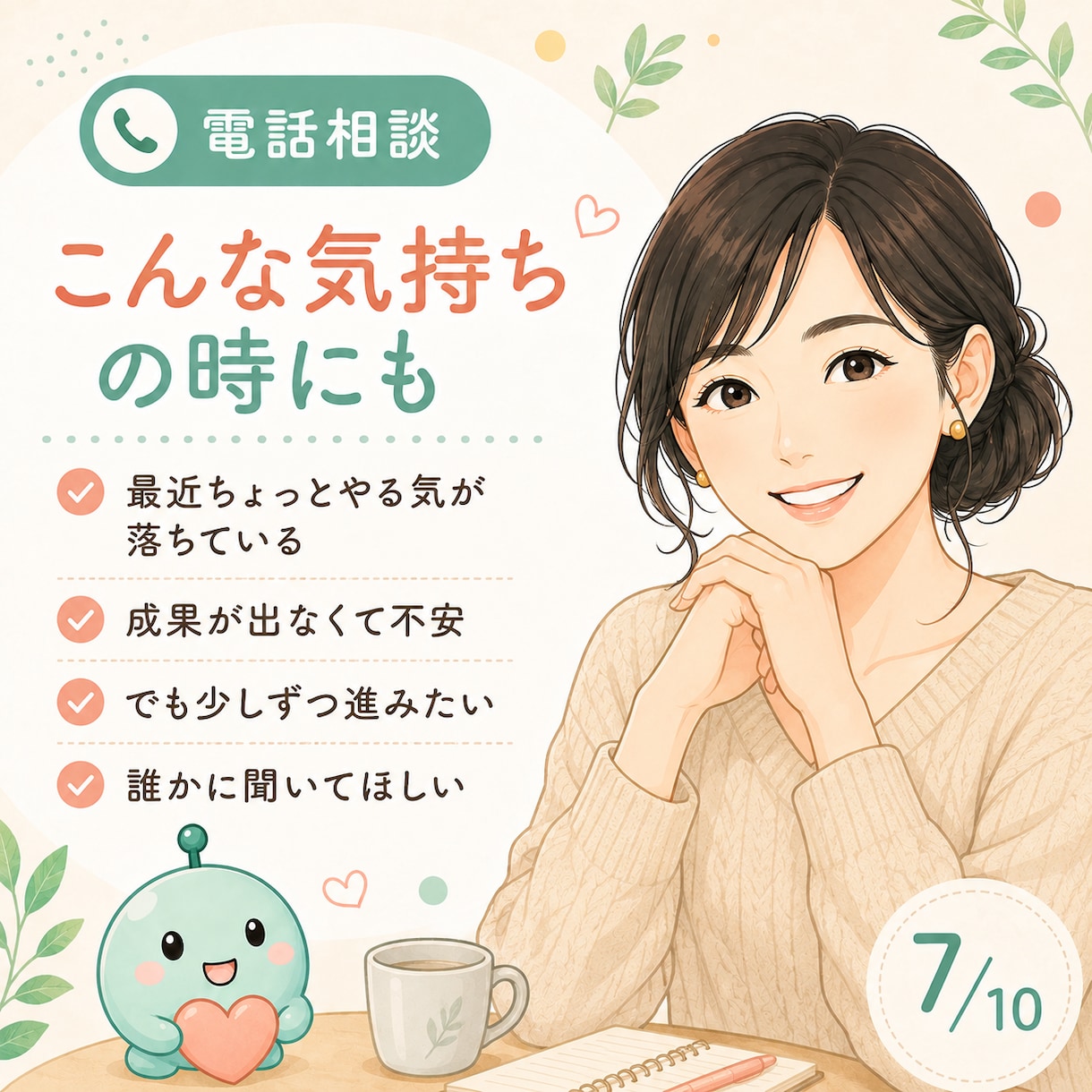 副業で今日できたこと、一緒に喜びますます 小さな一歩を話して整理♪次に進む気持ちを応援します イメージ7