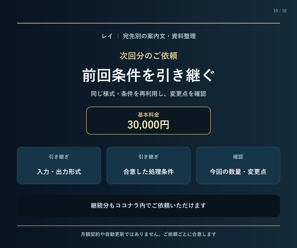 名簿から宛先別の案内文と資料を整えます 送付前に宛名・添付・不足を確認できる形へ イメージ10